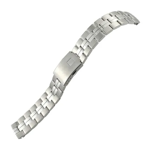 AXPTI Correas de reloj de acero inoxidable para 1853 T049 T049410A Tissot PR100 Series 1853 T049 T049410A Tissot PR100, correa de metal sólido, 19mm, Ágata