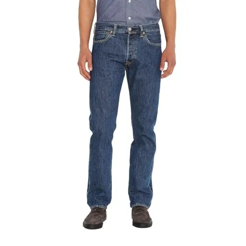 Levi's Hombre 501 Original Fit Vaqueros, Stonewash, 32W / 32L