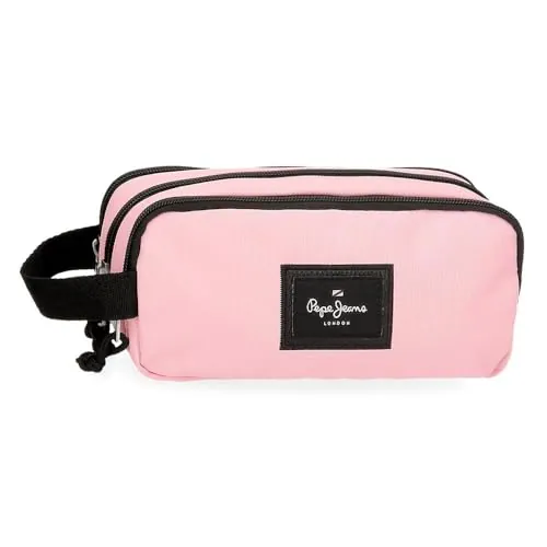 Pepe Jeans Aris Estuche Triple, Rosa, Poliéster
