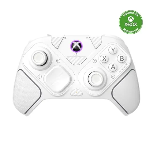 Turtle Beach Victrix Pro BFG Reloaded Blanco Mando modular inalámbrico para Xbox Serie X|S y Xbox One. Con licencia oficial de Xbox para jugadores competitivos y de esports