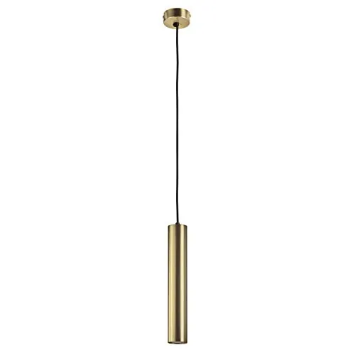 EXO LIGHTING - Lámpara colgante TANIA Gold GU10 plafón para interiores IP20. Lámpara colgante ideal para la colocación en serie de mostradores, bares, islas de cocina o salones.