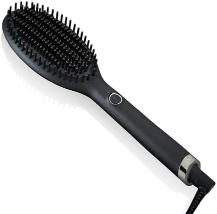 ghd Glide - Cepillo Térmico Alisador de Pelo Para un Acabado Liso Natural Sin Esfuerzo, Acabado Suave, Brillante y Sin Frizz, Púas Cerámicas - Para Todo Tipo de Cabello (Enchufe Europeo)