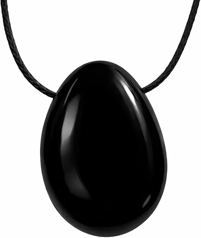Colgante En Forma De Gota De Turmalina Negra Colgante De Piedra Natural De Gota Turmalina Negra Con Cordón Ajustable Piedra Perforada Unisex Para Uso Diario Y Combinaciones Sencillas