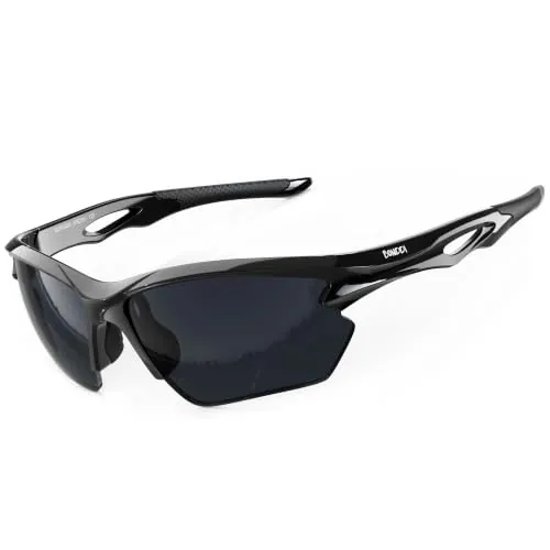 BONDDI Gafas de Sol Deportivas, Gafas Polarizadas para Hombre y Mujer, Protección UV400, Montura TR90 Ligera y Envolvente