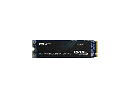 PNY CS1030 500GB M.2 NVMe PCIe Gen3 x4, Velocidad de Lectura de 2000MB/s, Velocidad de Escritura 1100MB/s Internal Solid State Drive (SSD)