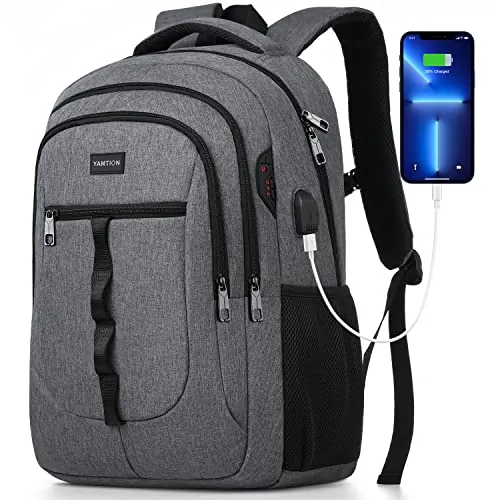 YAMTION Mochila Escolar,Mochila Hombre y Mujer Juvenil Mochila Portatil para Adolescente Niña Estudiante Universidad Instituto Oficina Trabajo
