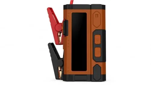 JDMCAR Arrancador de Baterias Coche - 3 en 1 con Pantalla LCD | 𝟏𝟏𝟎𝟎𝟎𝐀 𝟏𝟐𝐕 Arrancador de Coches Motor 9.0L Gasolina o 8.5L Diesel, Carga Rápida, Espera Larga Linterna LED
