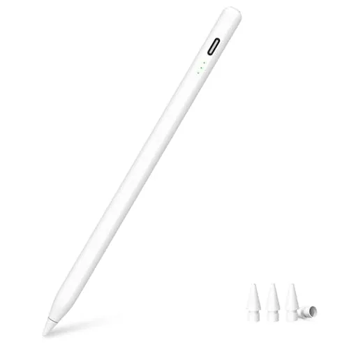 Lápiz para iPad 2018-2026, función magnética rechazo Palma Precision píxel