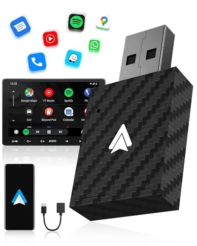 WityEye Adaptador Android Auto Inalámbrico para Smartphone Android 11+