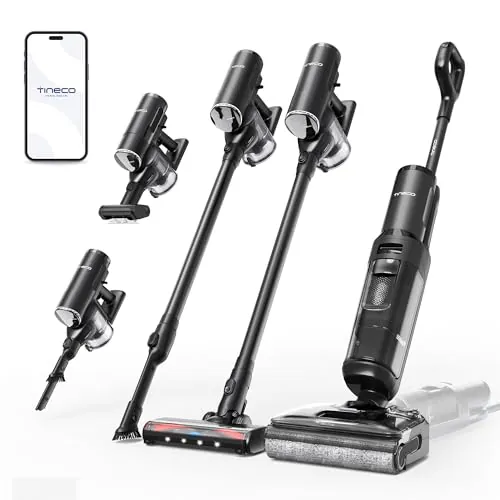 Tineco Floor One Switch S7 Stretch Aspiradora Seco y Húmedo, Autolimpieza