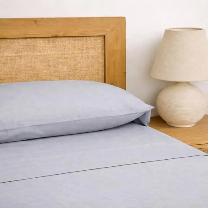 TRAMAS+ Sabanas 90x190 / 200cm 100% algodón, Suave y Traspirable, Juego de sábanas 3 Piezas, Sabana Bajera Ajustable, Encimera, 1 Fundas de Almohada 110x45cm, Certificado Oeko Tex- (Cama 90, Gris)