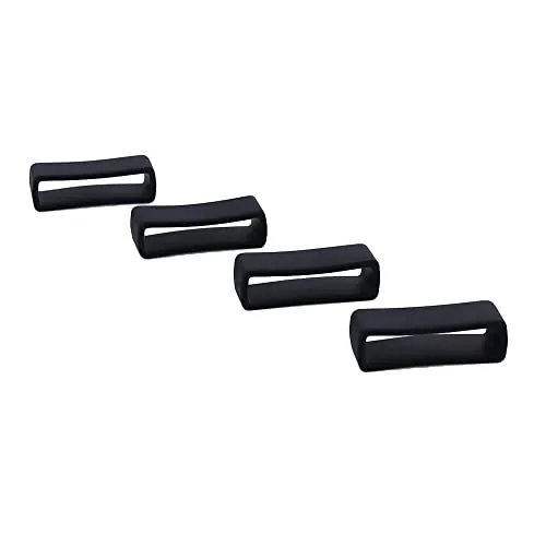 4 anillos universales de silicona antideslizante para correa de reloj de repuesto (26 mm)