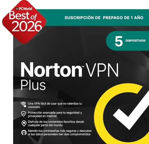 Norton VPN Ultimate 2026 │ 10 Dispositivos │ 1 Año con renovación automática │ Descarga digital