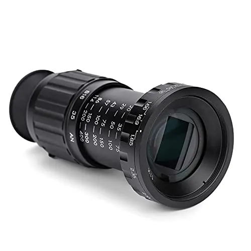 Visor de Director 11X, Óptica Multicapa, Diseño Telescópico, Rosca de Filtro de 37 Mm, para Formatos de Cine y TV