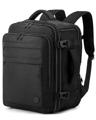 VANKEV Mochila Viaje Cabina Avion Extensible para Vueling Ryanair easyJet