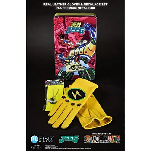 HL Pro Jeep Robot de Acero Metal Box Set Guantes/Collar Gloves/Necklace KOTETSU High Dream (Large)