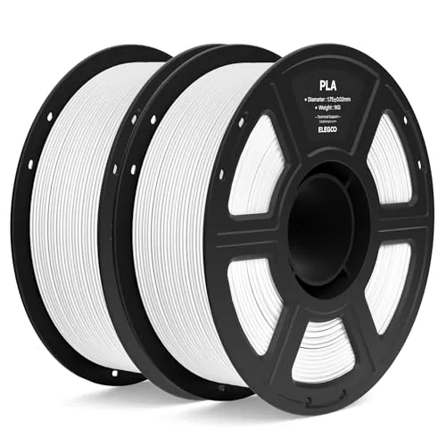 ELEGOO Filamento PLA 1.75 2KG Blanco