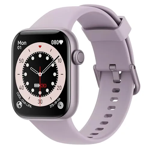 Reloj Inteligente Mujer Hombre, 1.85" Smartwatch con Llamadas Bluetooth, 140+ Modos Deportivos Smart Watch con SpO2/Pulsómetro/Monitor de Sueño/Podómetro, Impermeable IP68 Smart Watch Para Android iOS