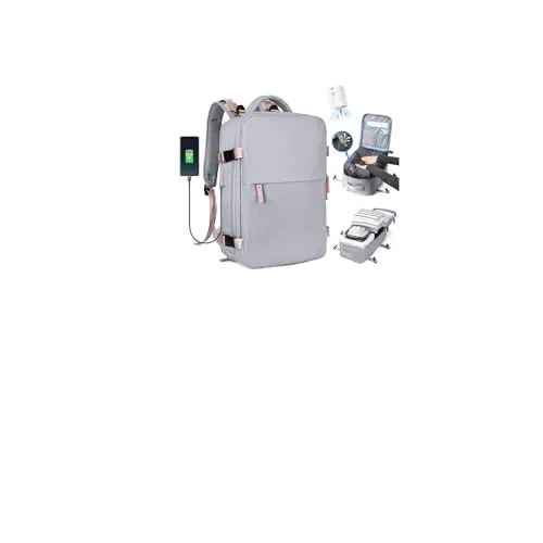 SZLX Mochila al Vacio con Bomba Mochilas Viaje Cabina Avion 40x30x20 Ryanair Vueling Wizzair Equipaje de Mano 40x20x25 Bolsas de Viaje Mujer Maletas 45x36x20 Easyjet Mochila Portátil con USB Hombre