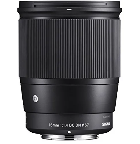 Sigma 16 mm F1.4 DC DN Contemporary - Objetivo para Sony E, color negro