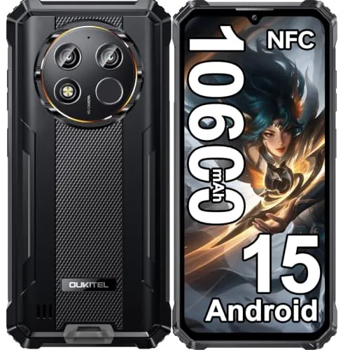 OUKITEL WP28E Móvil Irrompible 2026, 10600mAh Telefono Movil Resistente