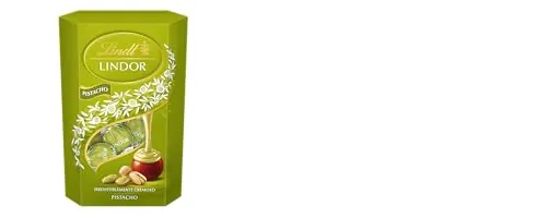 Lindt Caja de Bombones Chocolate con Leche y Pistacho 200g