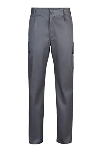 VELILLA 345 Pantalón Multibolsillos, Color Gris, Talla 46