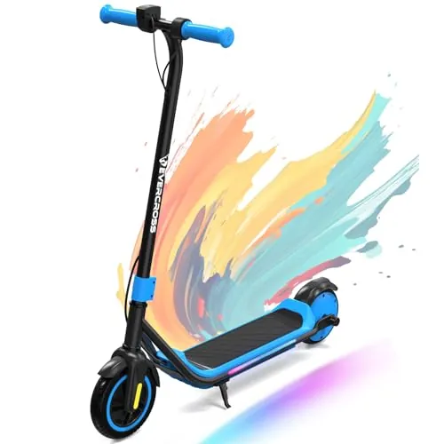 EVERCROSS E6 Patinete Electrico Niño, Música Bluetooth, Autonomía 20KM