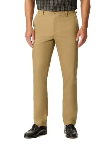 Dockers Signature Khaki Slim Fit Pants, Chino para Hombre, Beige (British Khaki), 33W / 30L