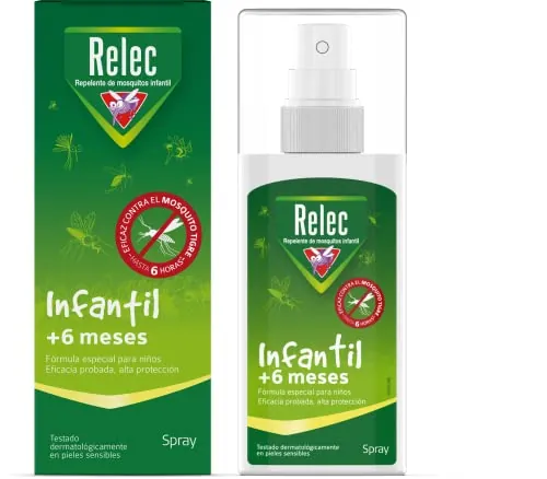 Relec Infantil Spray Repelente Antimosquitos (+6 Meses), 100 ml