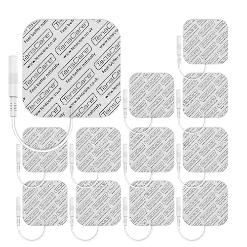 TensCare Electrodos TENS EMS Reutilizables 50x50 mm Pack 12