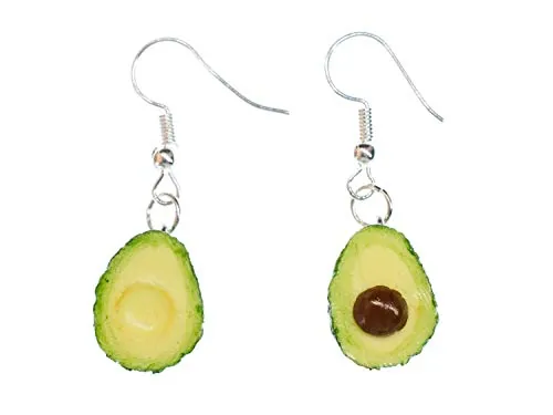 pendientes de plata Pendientes - pendientes Miniblings partido de aguacate - joyería hecha a mano de la moda de vacaciones que las vacaciones de verano