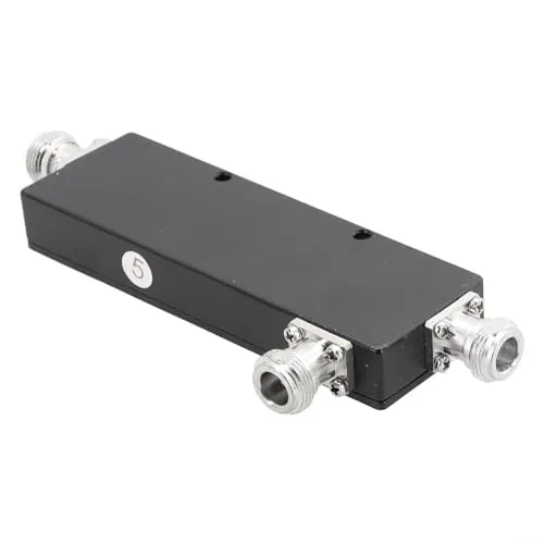 N Tipo hembra RF acoplador direccional 800-2500MHz 200W 50 ohmios divisor de potencia coaxial dispositivo de señal divisor de frecuencia para transmisor (5DB)