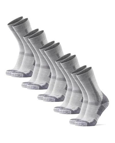 DANISH ENDURANCE Calcetines Senderismo Lana, 3 y 5 Pack Light Gris 39-42