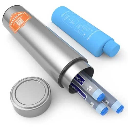 DISONCARE 60H 4PLUMAS NEVERA MEDICAMENTOS PORTATIL-Insulina Estuche Frio 2-8℃ Enfriador de Gel Frio | Bolsa Insulina Isotermica para Viajes DiabéTicos Tsa Aprobados
