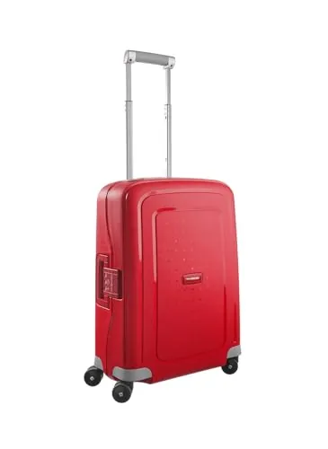 Samsonite S'Cure - Spinner S, Equipaje de Mano, S (55 cm), 34 L, Rojo (Crimson Red)