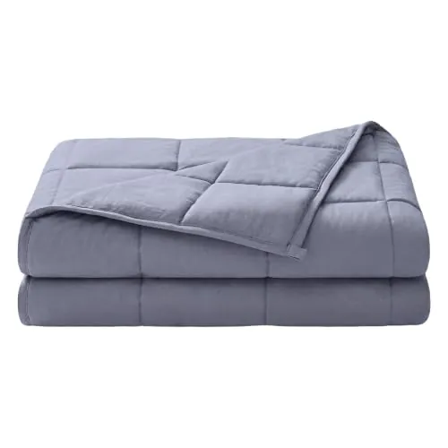 Dailydream Manta terapéutica ponderada algodón, 4,5 kg para Adultos, 135 x 200 cm, Gris