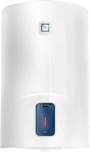 Ariston Lydos R - Termo Eléctrico 100L, Calentador de Agua Eléctrico 100 Litros Vertical Regulación Externa, Titanio en Depósito 48x45x91.3, Calentadores Instalación en España Eficiencia C Rango(A+/F)