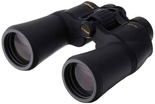 Nikon Aculon A211 12X50 - Binoculares (ampliación 12x, Objetivo 50 mm), Color Negro