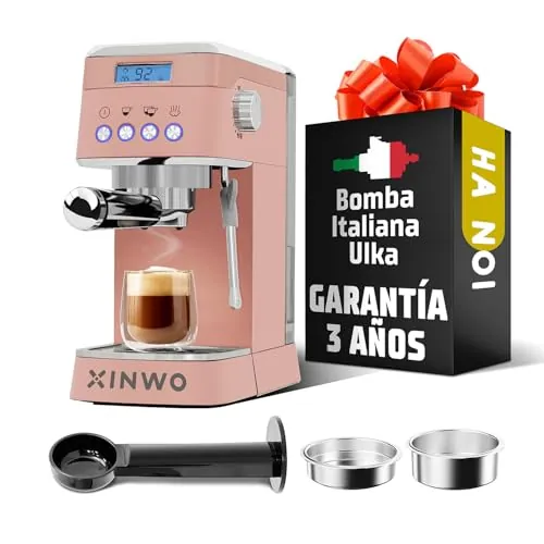 XINWO Hanoi | Cafetera Espresso 20 Bar 1.2L con Bomba Italiana ULKA