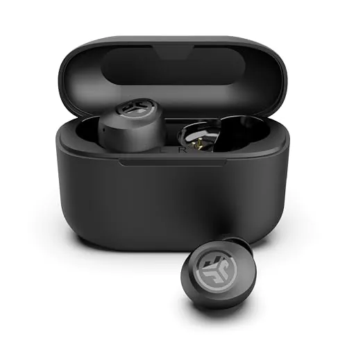 JLab Go Air Pop+ Auriculares Inalámbricos Bluetooth - 35h, Negro Medianoche