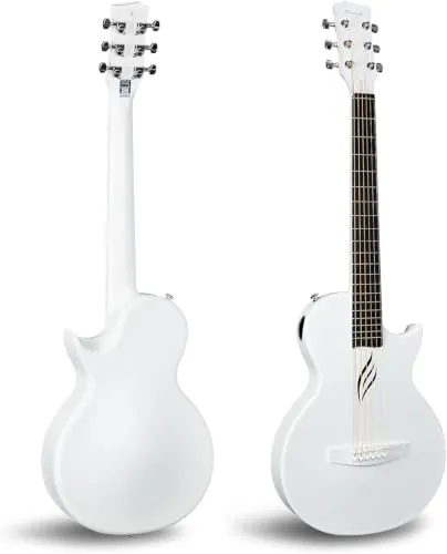 Enya Nova Go SP1 Guitarra Electroacústica de 35 pulgadas (blanca)