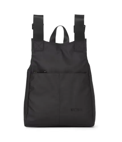 KCB Mochila Antirrobo Grande Dual | 100% Vegano | Color Negro