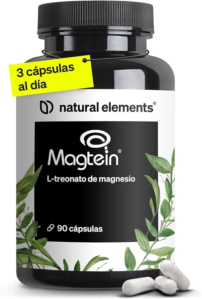Magtein® L-treonato de magnesio - ALTA PUREZA - 2.083mg de magnesio treonato de alta Absorción - Soporte para tus músculos, huesos y nervios - 90 Cápsulas - Probado en laboratorio