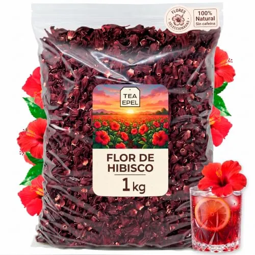 Infusión de Flor de Jamaica 1Kg - Te de Hibisco en Flores Enteras