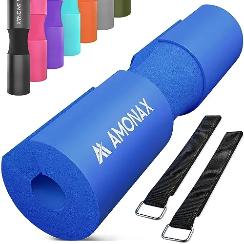 Amonax Almohadilla de Barra para Cuello, Hombros, Sentadillas y Hip Thrust