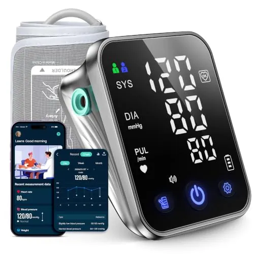 Runstar Tensiómetro de brazo para con app iOS y Android 2 Usarios