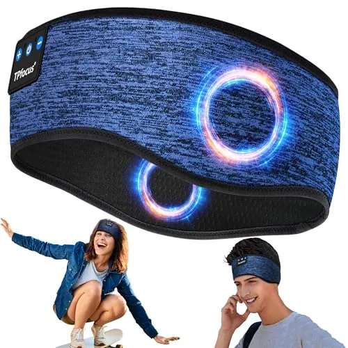 TPfocus Auriculares Bluetooth 5.4 para Dormir, Cinta para Deporte y Sueño