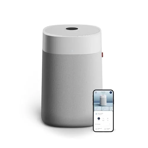 Blueair Blue Pure 211i Max Purificador de aire para habitaciones grandes de hasta 141 m2, inteligente, silencioso, tecnología HEPASilent, elimina alérgenos, caspa de mascotas, humo, polvo y moho