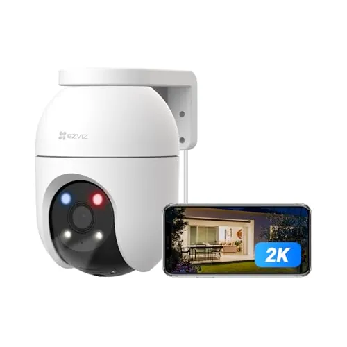EZVIZ Cámara Vigilancia WiFi Exterior e Interior 2K 360° C8C 3MP